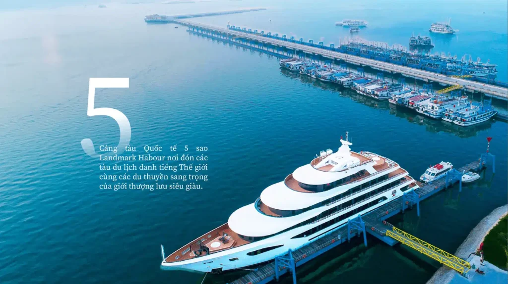 Cảng tàu quốc tế Landmark Habour tại Vinhomes Green Paradise