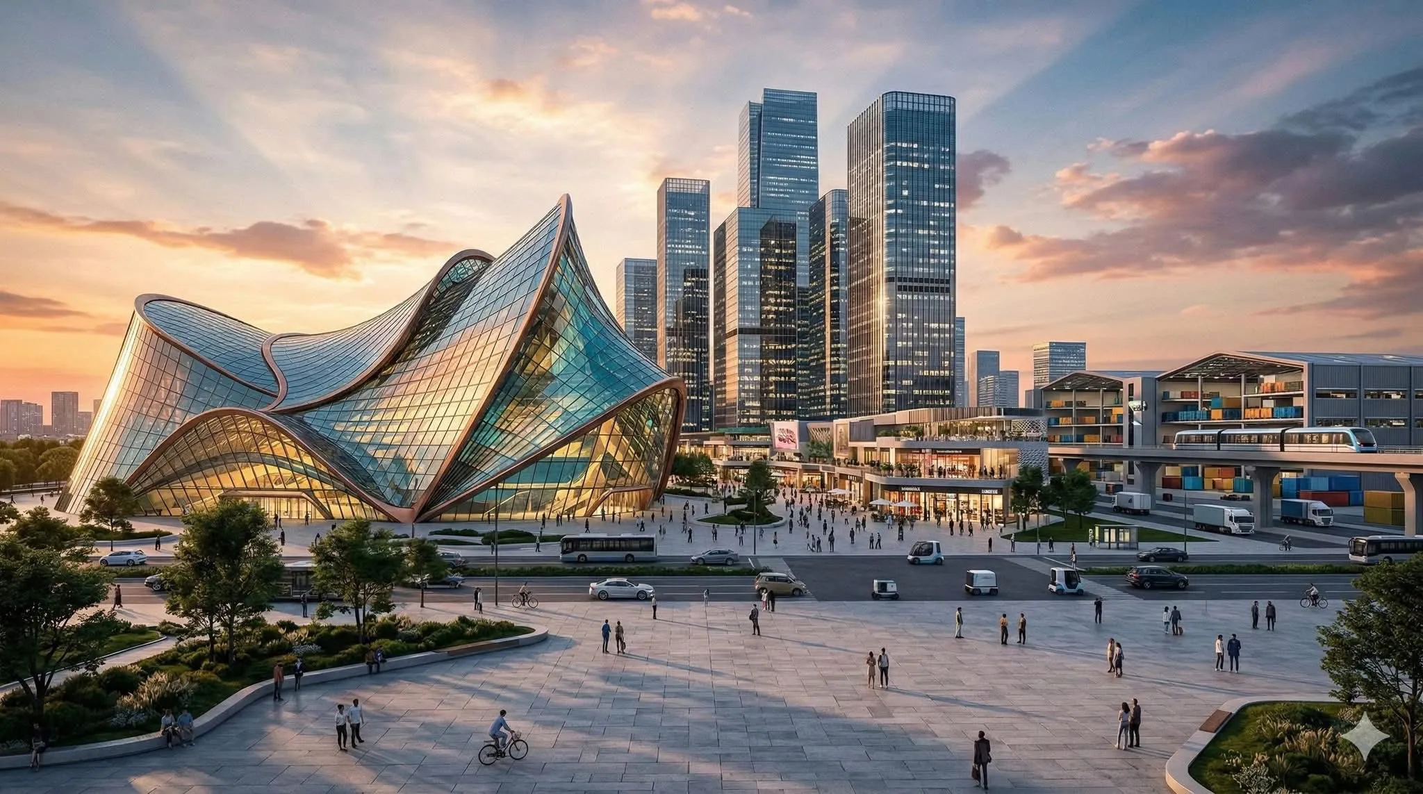 Quảng trường Olympic 100 ha Vinhomes Global Sportia