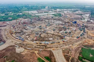 “Đại công trường” 9.170 ha thi công ngày đêm để bảo đảm tiến độ.