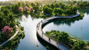 Hồ trung tâm Vinhomes saigon park